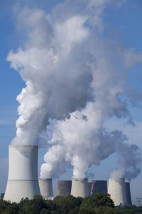 industry, power plant, nuclear power plant, nature, chimney, industrial plant, smoke, environmental pollution, environmental protection, technology, cooling towers, clouds, energy, electricity, steam, heaven, industry clouds, environment, boxberg, saxony, germany