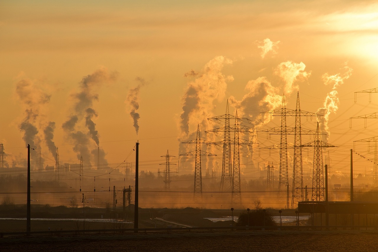 industry, environmental pollution, smog, sunrise, nature, air pollution, air, environmental protection, pollution, smoke, chimney, steam, evening sky, poisonous, environment, power plant, industrial plant, exhaust, factory